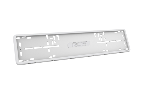 Рамка для номера RCS-Light белая