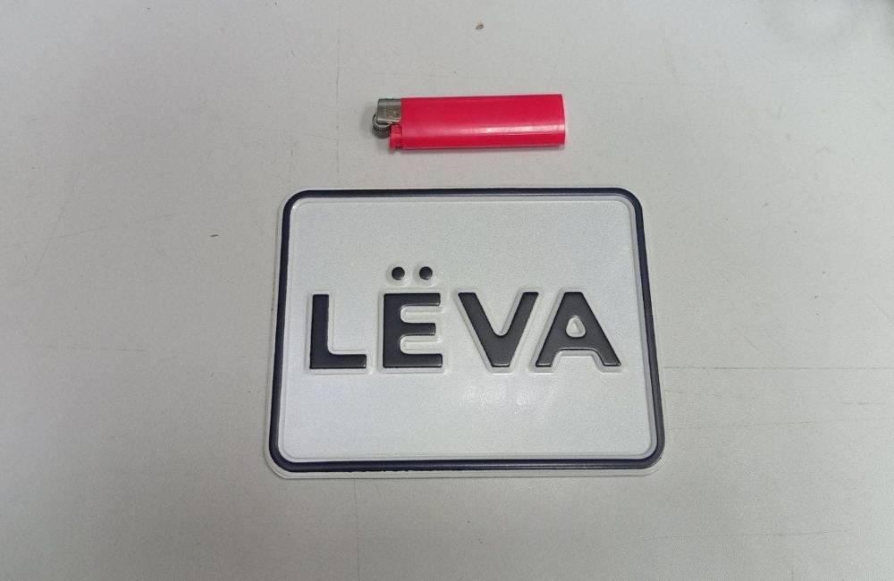 Изготовление сувенирных номеров например: LEVA Изготовление сувенирных номеров например: LEVA