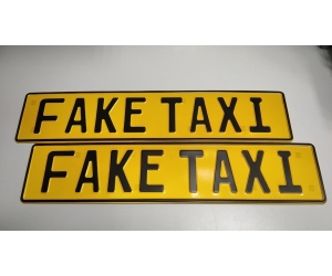 Сувенирные номера на авто FAKE TAXI